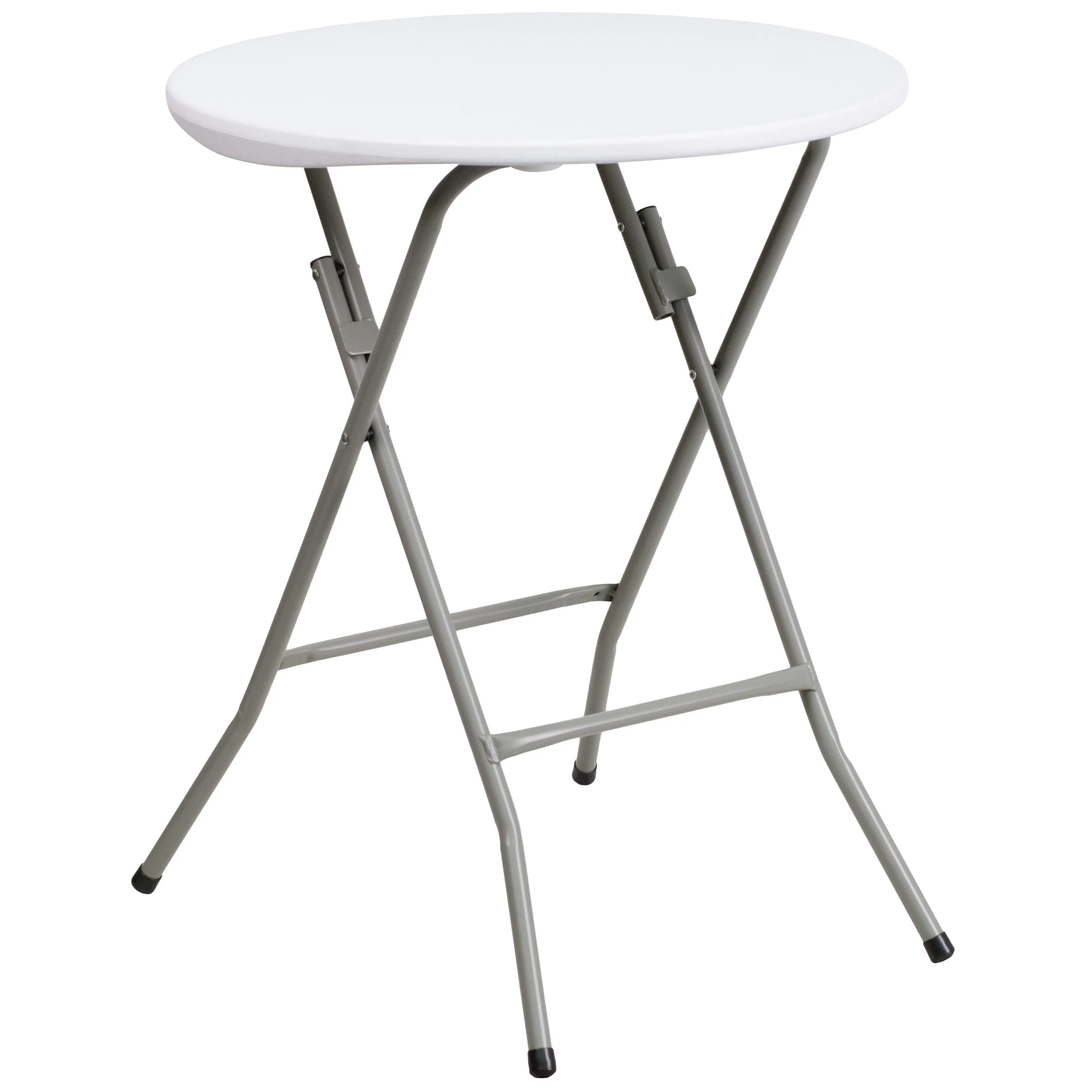 2-Foot Round Plastic Folding Table