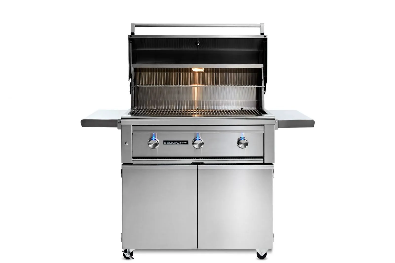 36" Freestanding Grill with 1 Prosear Infrared Burner and 2 Stainless Steel Burners (L600PSF)