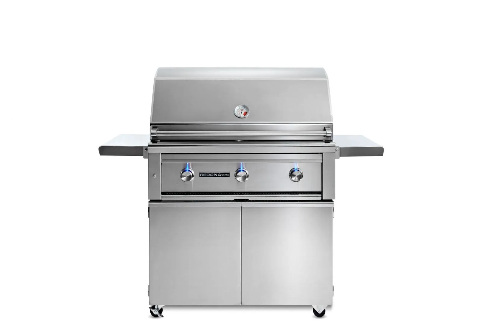 36" Freestanding Grill with 1 Prosear Infrared Burner and 2 Stainless Steel Burners (L600PSF)