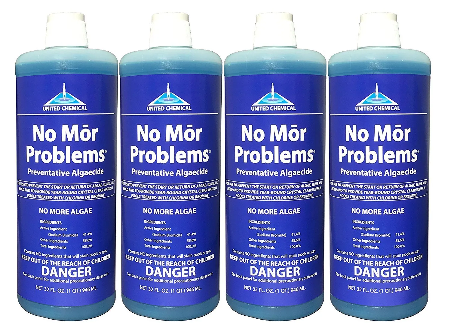 4 PACK - United Chemical No Mor Problems 1qt NMP-C12