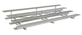 4 Row Aluminum Low Rise Bleachers