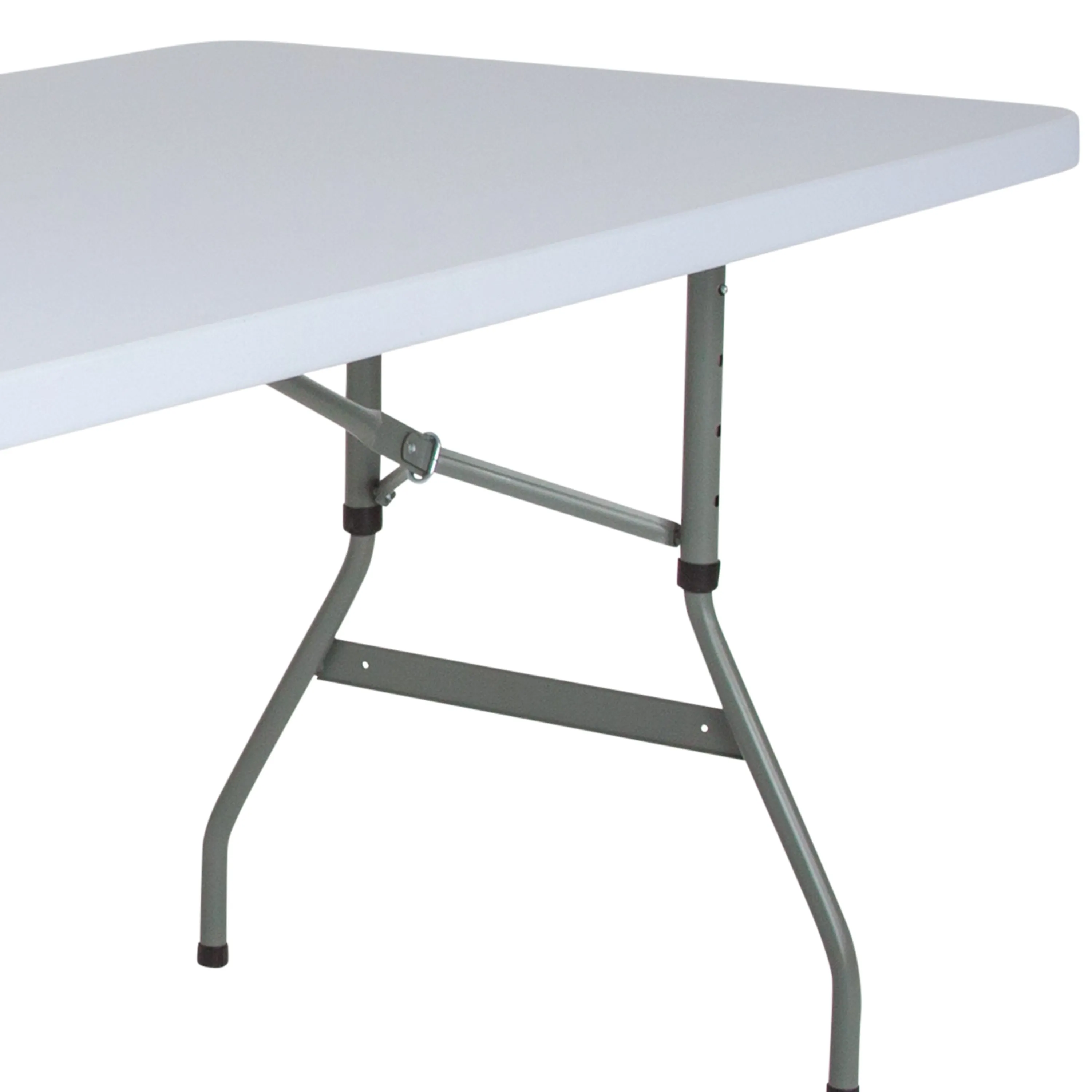 4.93-Foot Height Adjustable Plastic Folding Table