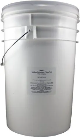 50 lb Pail of Pure Sodium Carbonate Dense Soda Ash Na2CO3 pH Adjust Chemical Spa Pool Cleaning Dishwasher