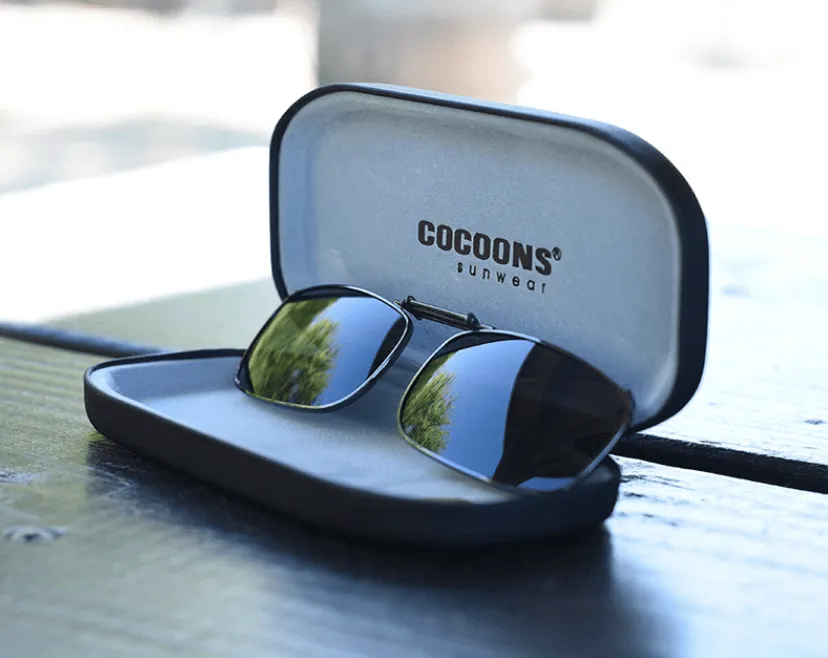 Cocoons Clip-Ons REC15-52 Gunmetal Polarized Gray