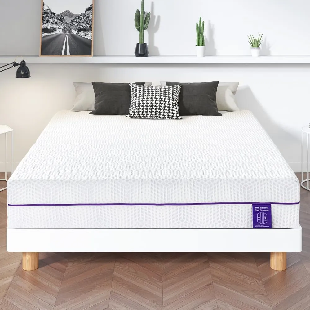 Cooling Gel Memory Foam Hybrid Mattress – USA-Made, Breathable Cover, CertiPUR-US Certified