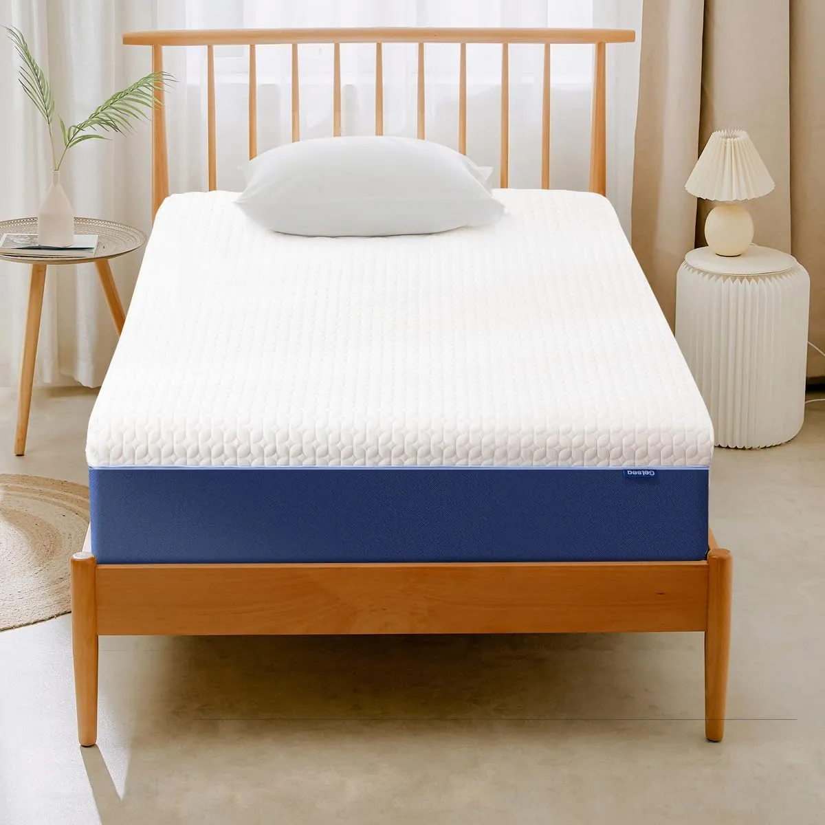 Cooling Gel Memory Foam Hybrid Mattress – USA-Made, Breathable Cover, CertiPUR-US Certified