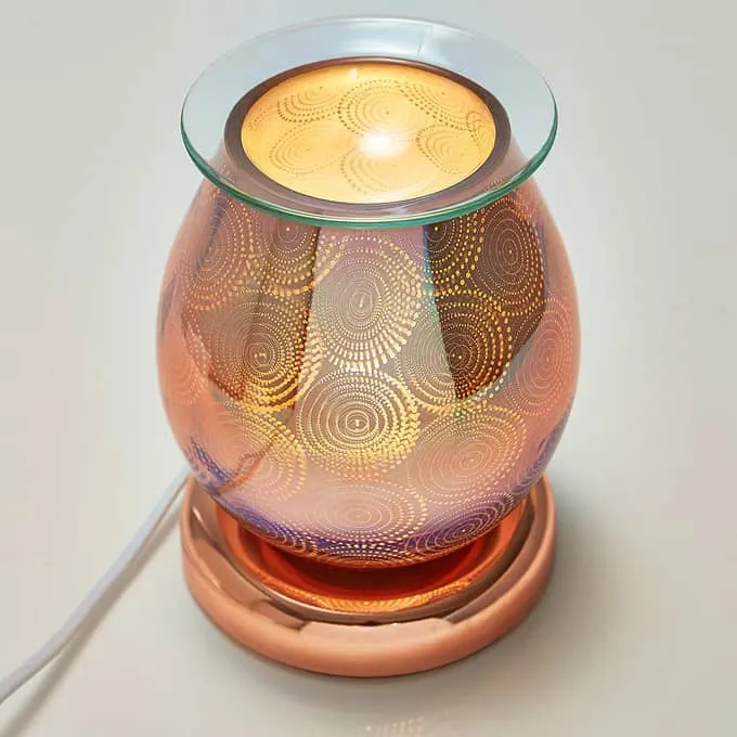 Desire Rose Gold Bulb Lamp Dots