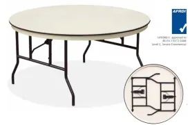 EventPro-Lite - 6ft Round Folding Banquet Table