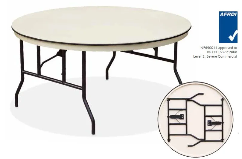 EventPro-Lite - 6ft Round Folding Table | In Stock