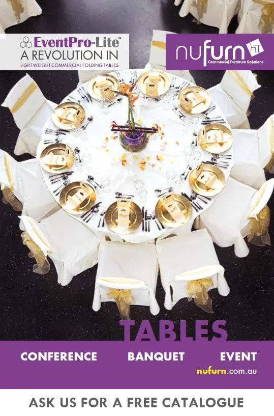 EventPro-Lite - 6ft Round Folding Table | In Stock