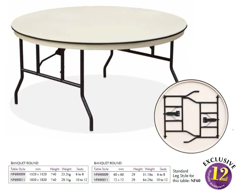 EventPro-Lite Table - 5ft Round | In Stock