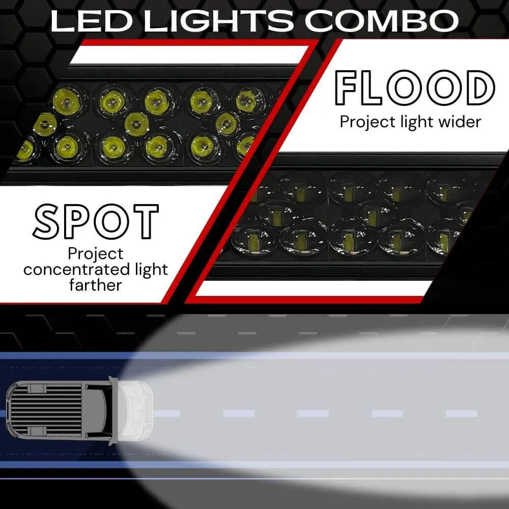 Extreme LED - 20" Extreme Stealth Dual Row 150W Combo Beam LED Light Bar