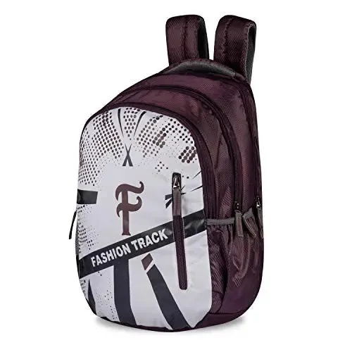 FASHION TRACK Polyester 15.6-inch  Backpack Optima (Purple)