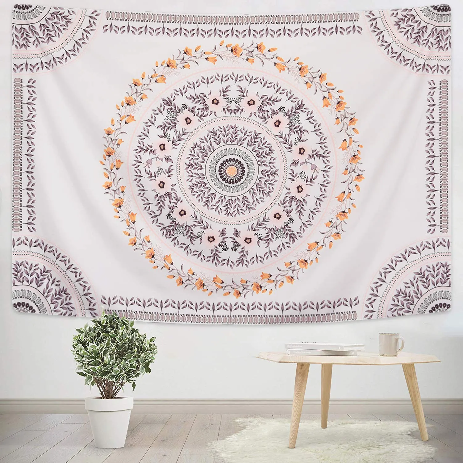 Hippie Floral Tapestry