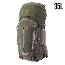 HUNTERS ELEMENT BOUNDARY PACK FOREST GREEN 35L