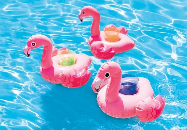 Intex Flamingo Drink Holders (3pcs Per Set), Age 2  (28cmx25cmx20cm)