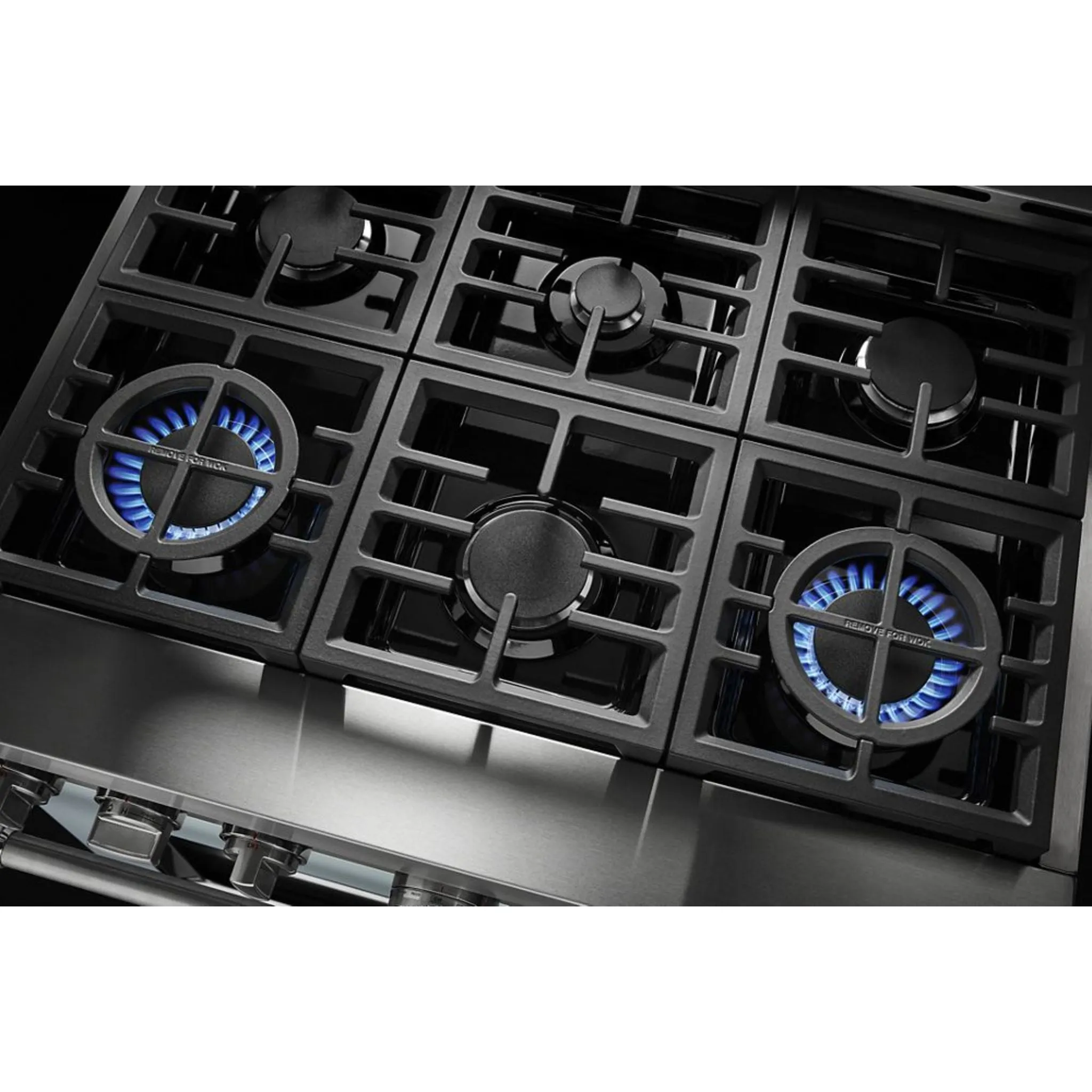 KitchenAid  36'' Smart Commercial-Style Dual Fuel Range with 6 Burners (KFDC506JSC)