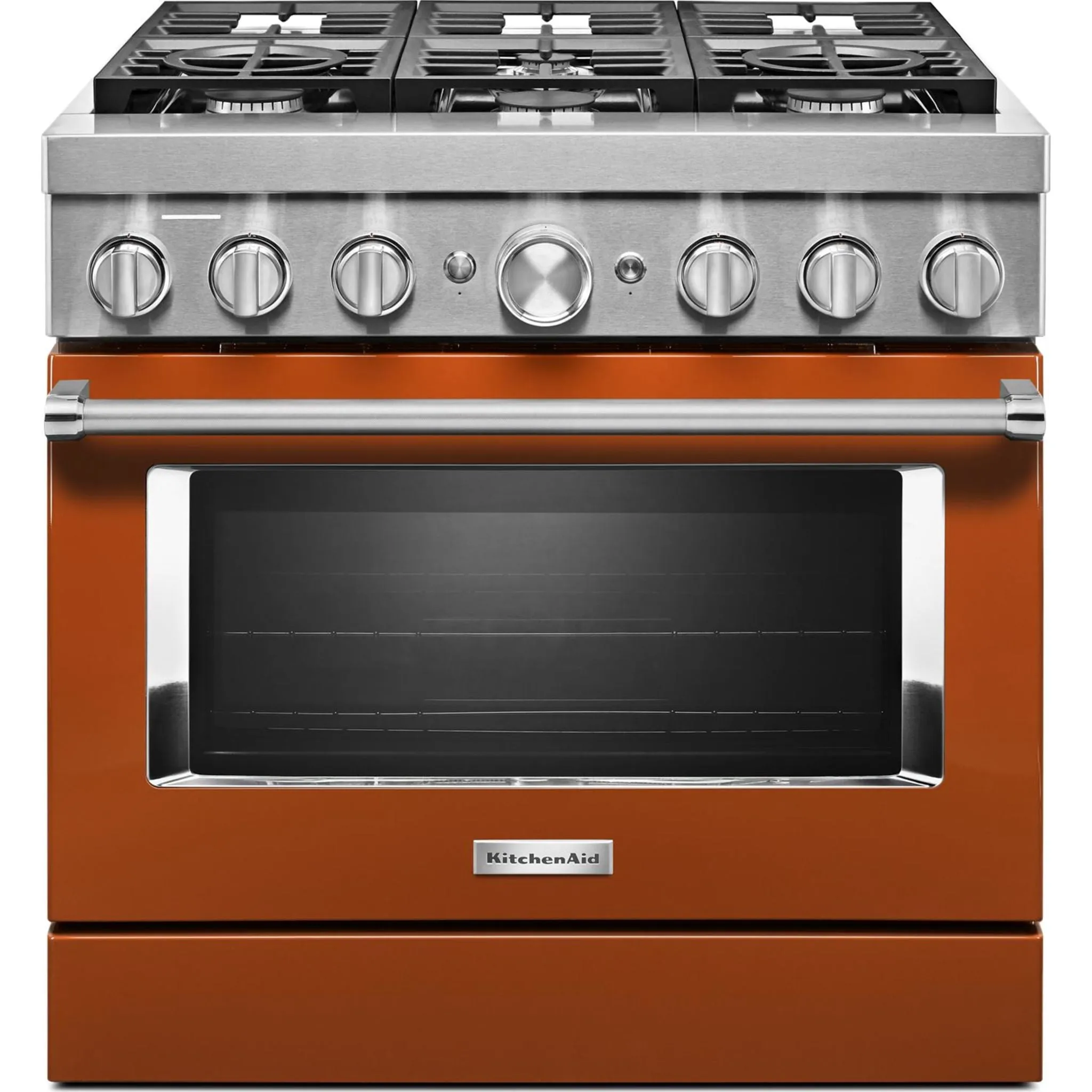 KitchenAid  36'' Smart Commercial-Style Dual Fuel Range with 6 Burners (KFDC506JSC)