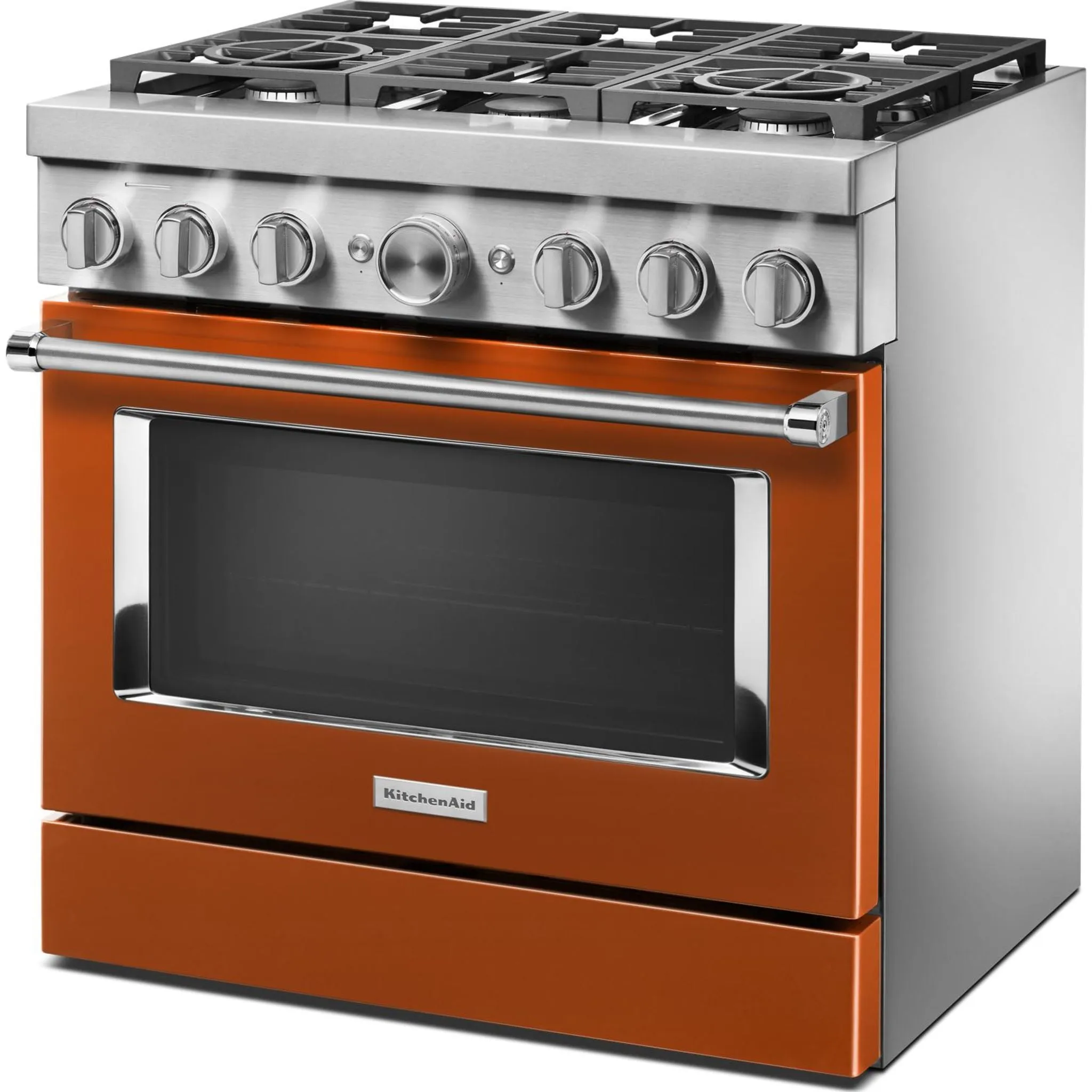 KitchenAid  36'' Smart Commercial-Style Dual Fuel Range with 6 Burners (KFDC506JSC)