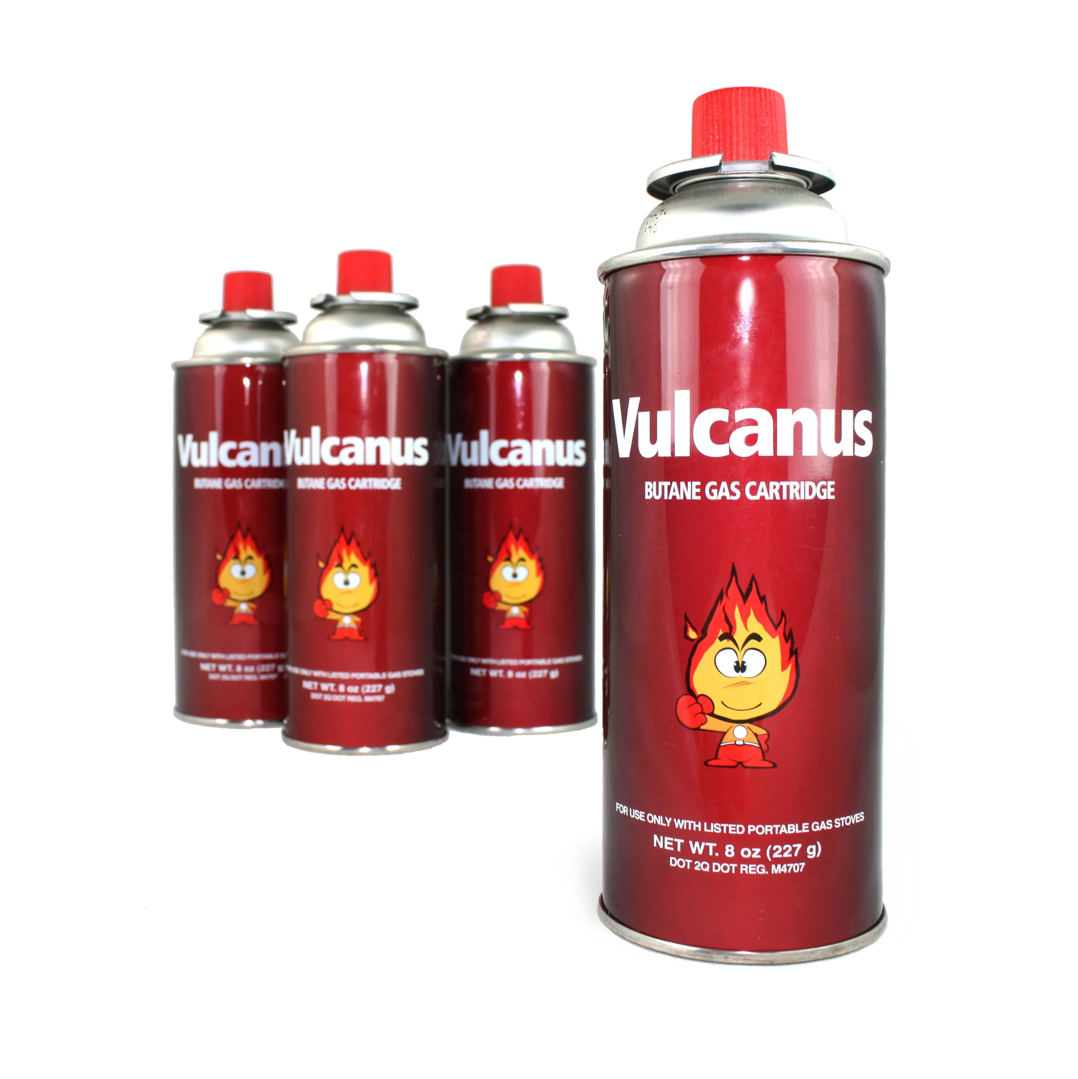 Livart GAS-1 Vulcanus Butane Gas (4-Pack), Free shipping (Excluding HI, AK)