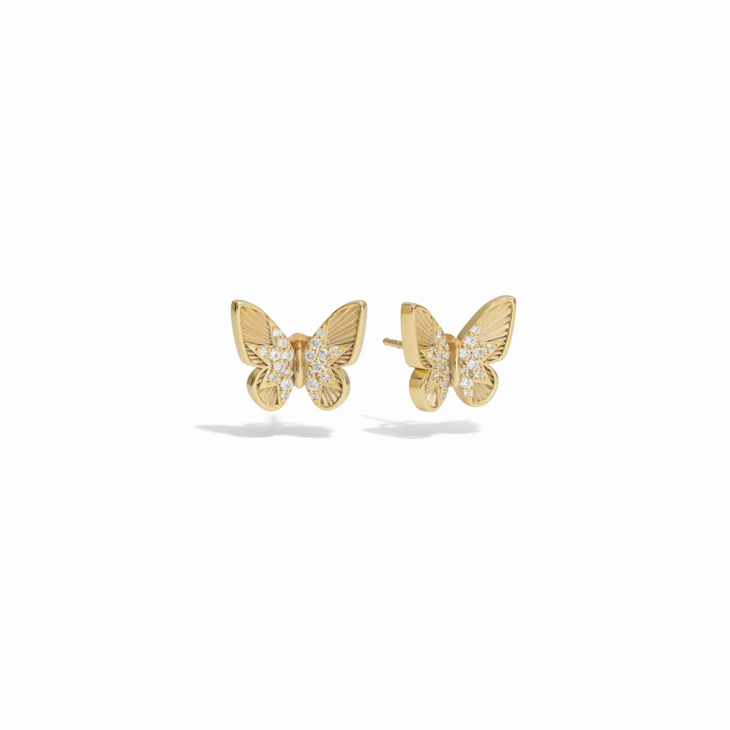 Pavé Butterfly Studs