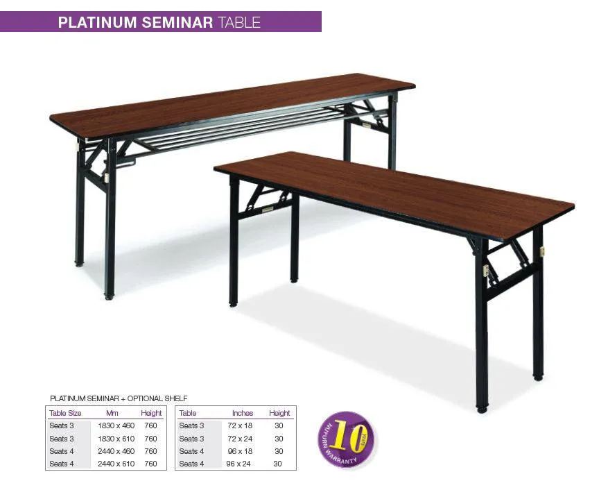 Platinum - 6ft Seminar Folding Tables