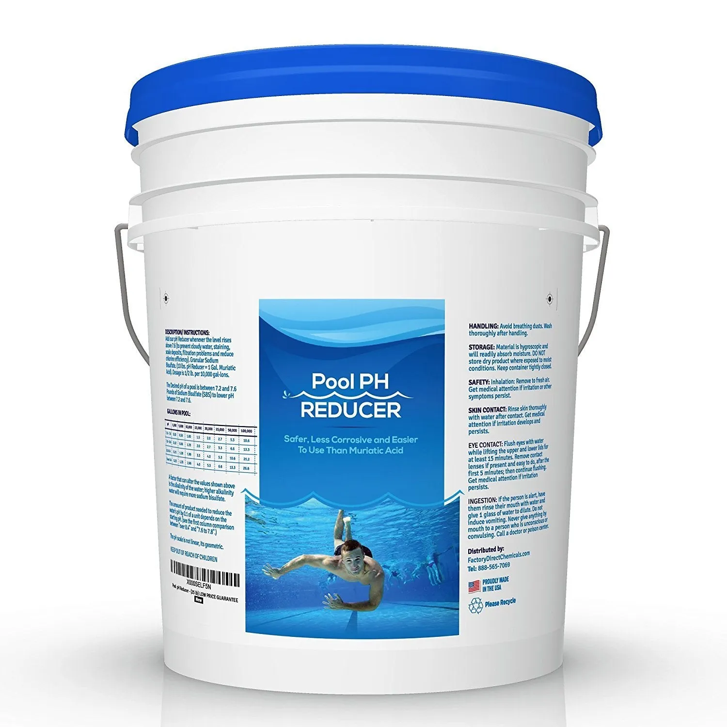 Pool PH Reducer - (25 lb) LOW PRICE GUARANTEE