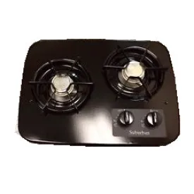 Suburban Drop-In Cooktop 2-Burner Black