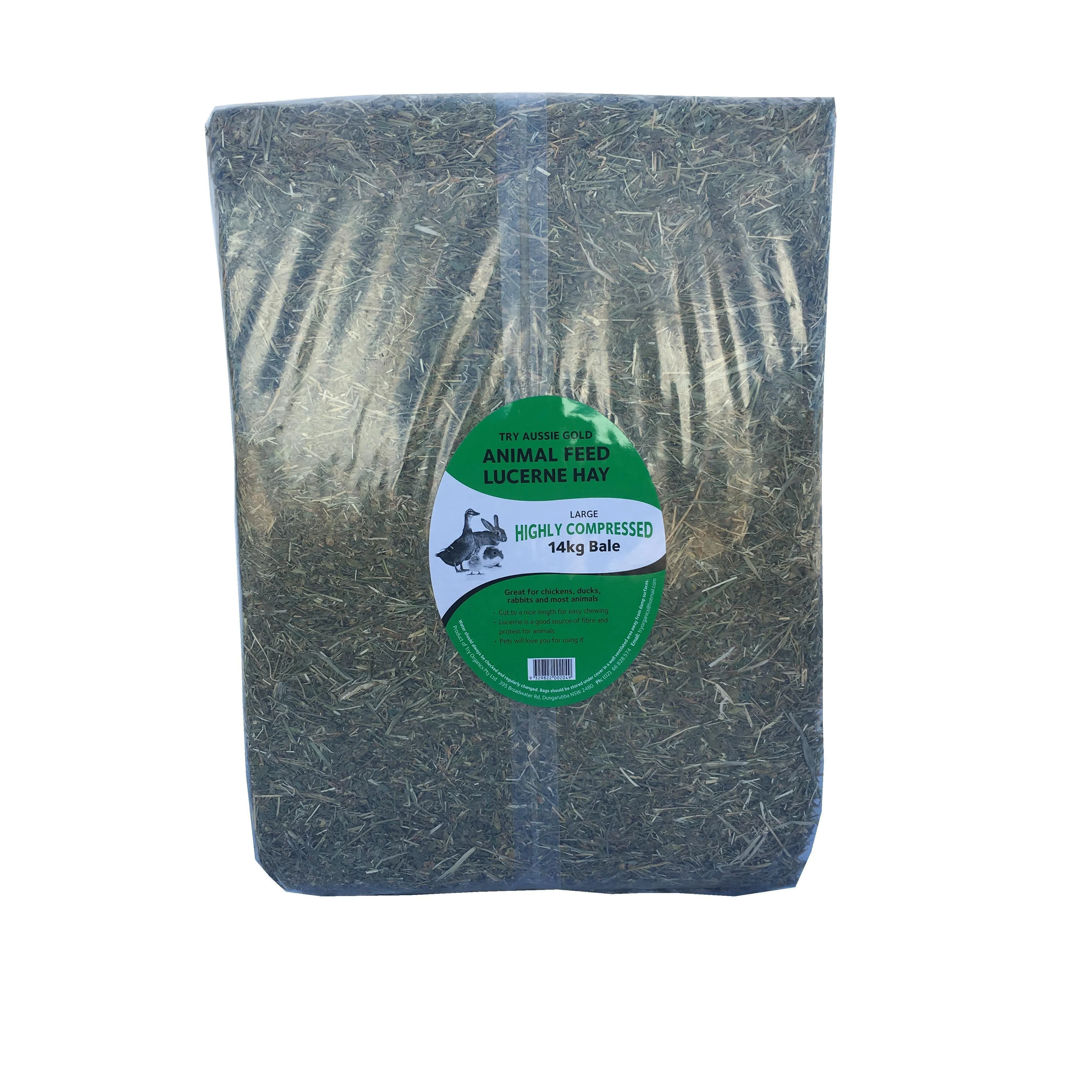 Try Organics Lucerne Hay Small Animal Feed 14kg