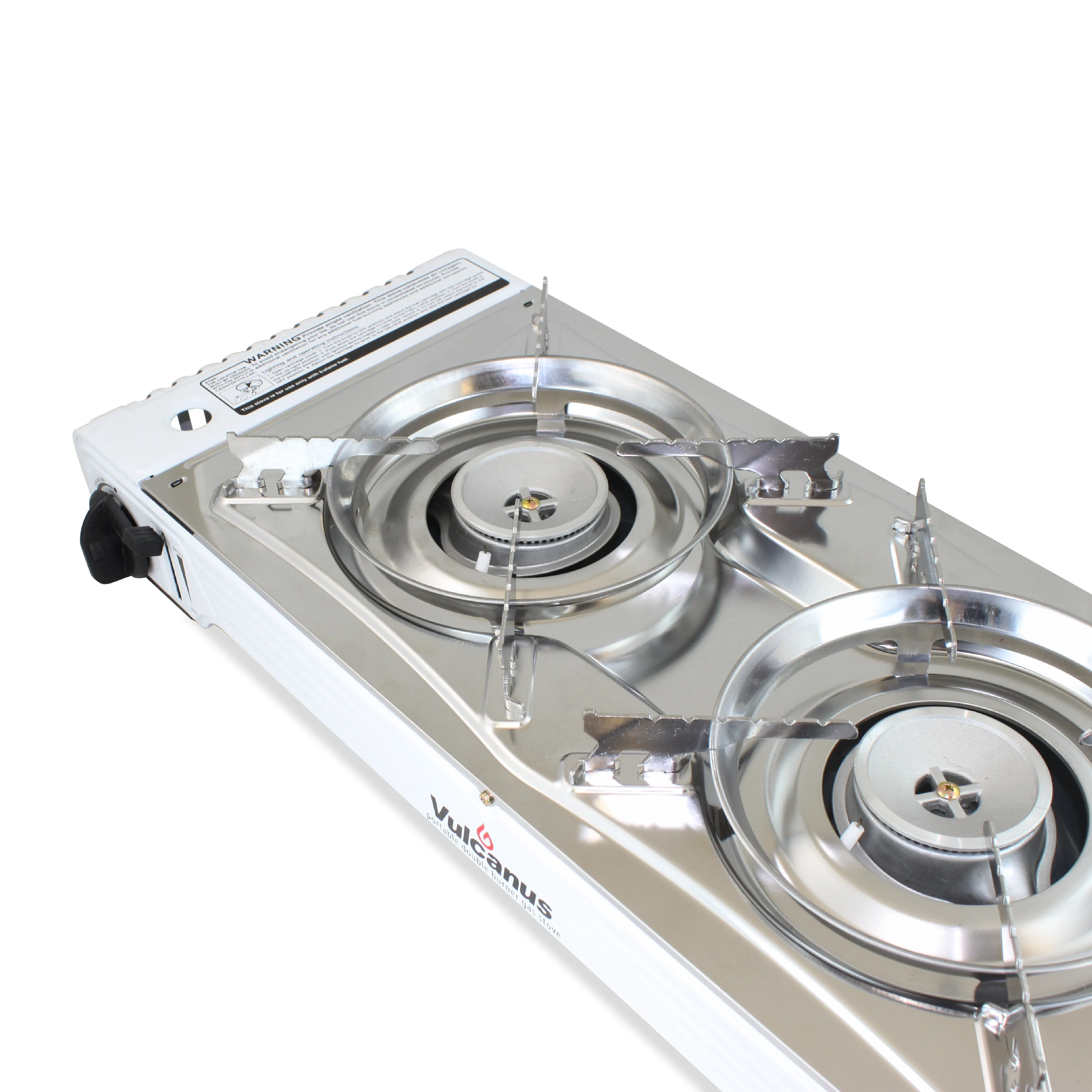 Vulcanus LMSD-5800 Portable double burner gas stove, Free shipping (Excluding HI, AK)