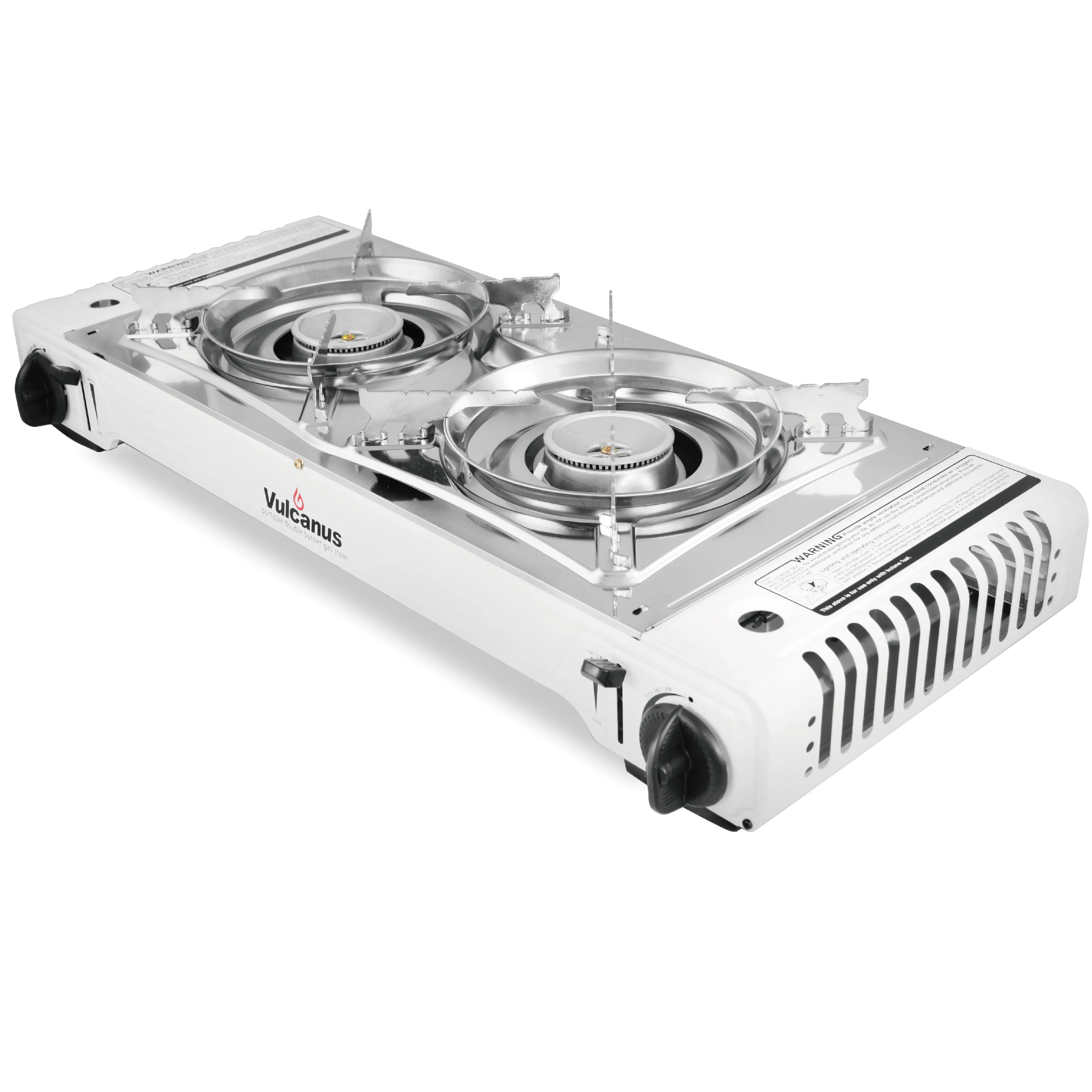 Vulcanus LMSD-5800 Portable double burner gas stove, Free shipping (Excluding HI, AK)