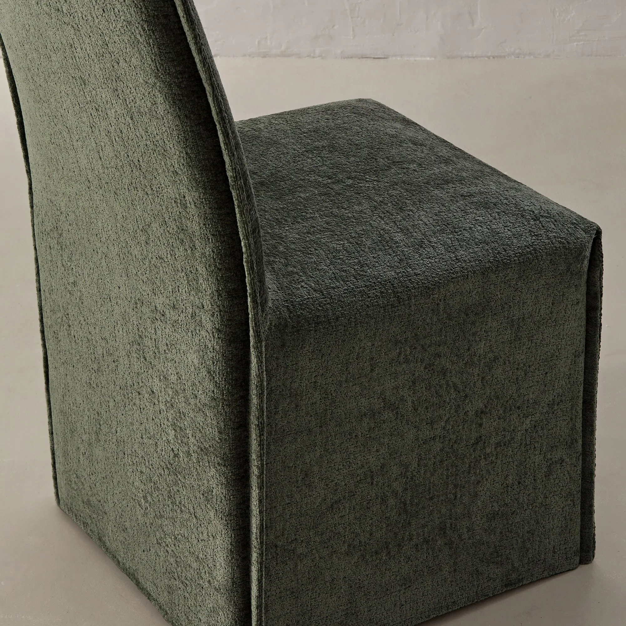 Washable Upholstered Dining Chair | 15” Back Height in Willow