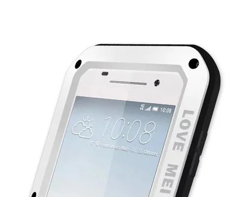 Waterproof Series HTC One A9 Metal Case - White